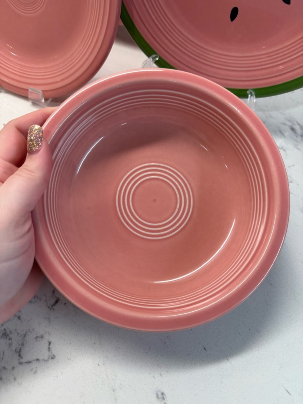 Fiestaware Rose and Betty Crocker Watermelon 4 piece Set - Picture 2 of 16